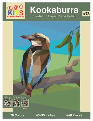 Kookaburra Foundation Paper Pieced Pattern