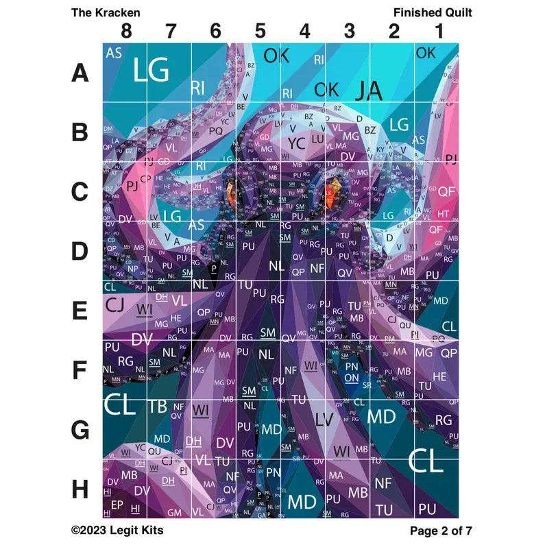 The Kracken Quilt Kit QK050