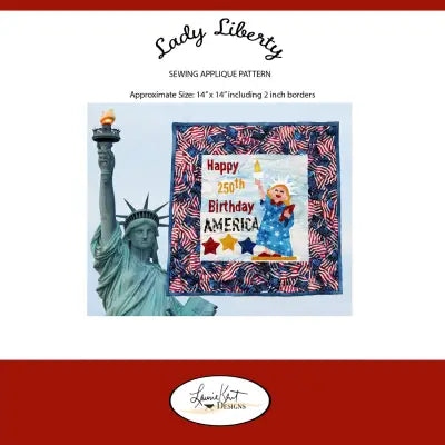 Lady Liberty Sewing Applique Pattern