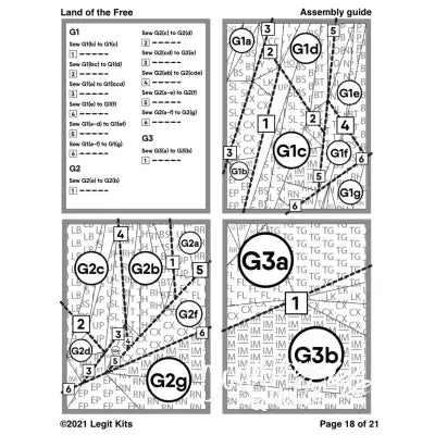 Land of the Free Pattern