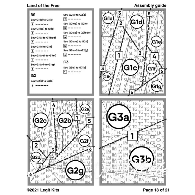 Land of the Free Quilt Kit QK020