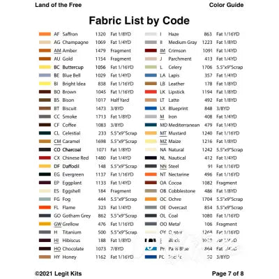 Land of the Free Quilt Kit