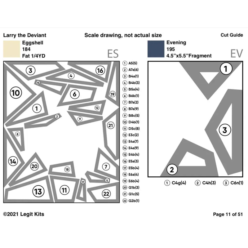 Larry the Deviant Pattern PT019