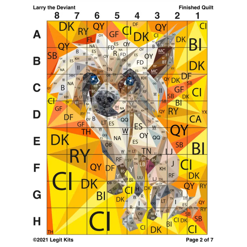 Larry the Deviant Quilt Kit QK019