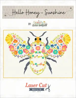 Laser-cut Kit: Hello Honey - Sunshine by Diana Hatfield