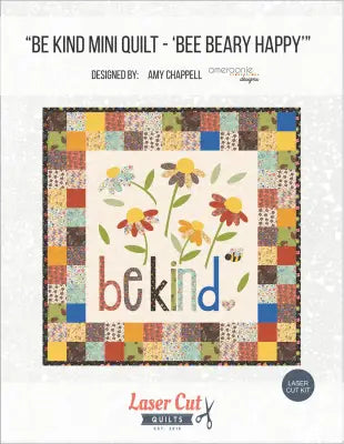Laser-cut Kit: Be Kind Bee Beary Happy by Ameroonie Designs
