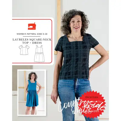 Laureles Square-Neck Top and Dress