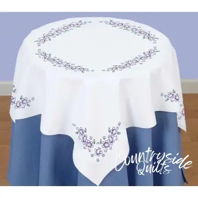 Lavender Flowers Table Topper