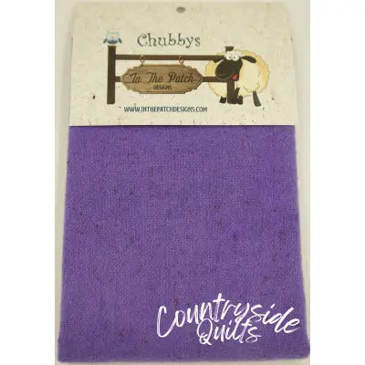 Lavender Wool Chubbys 16in Square On Heather