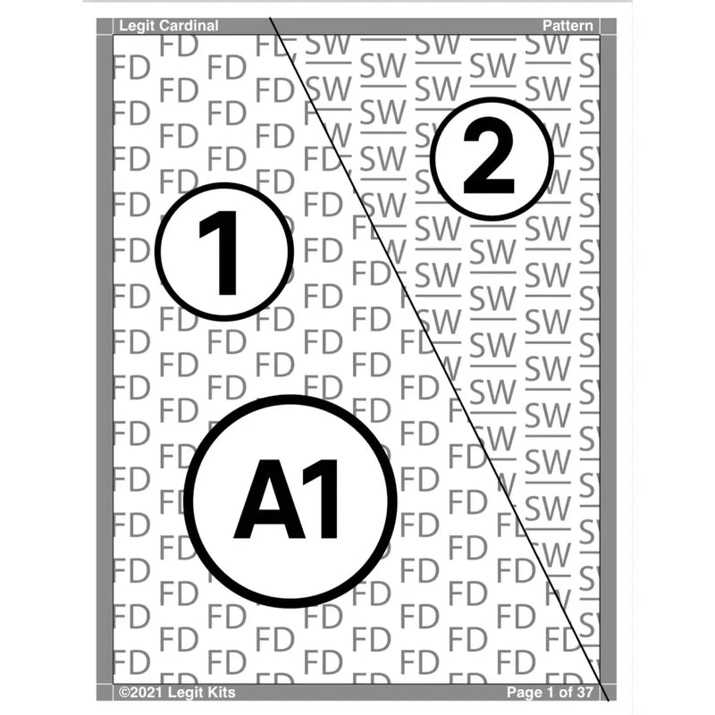 Legit Cardinal Pattern PT028