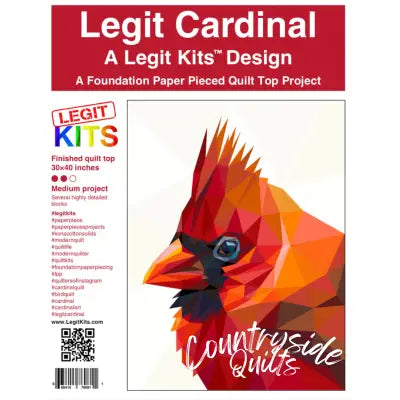 Legit Cardinal Quilt Kit