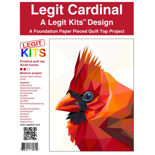 Legit Cardinal Quilt Kit QK028