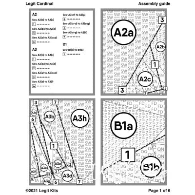 Legit Cardinal Quilt Kit
