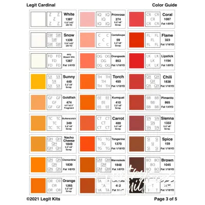 Legit Cardinal Quilt Kit