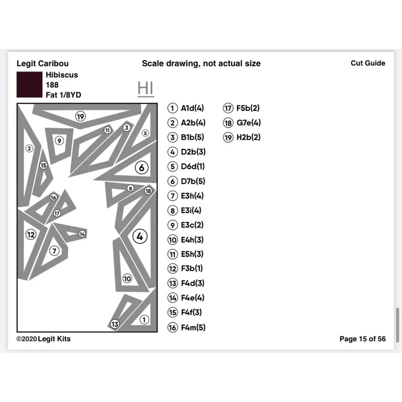 Legit Caribou Pattern PT012