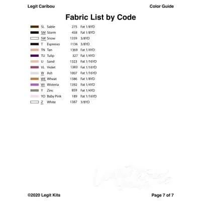 Legit Caribou Pattern