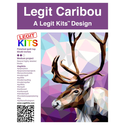 Legit Caribou Quilt Kit QK012