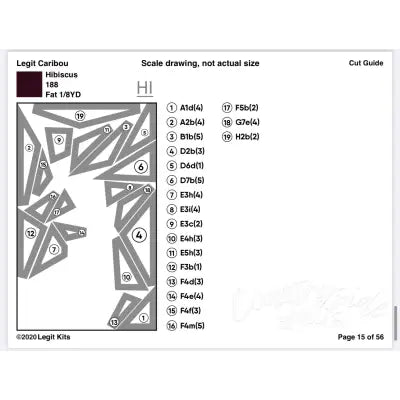 Legit Caribou Quilt Kit