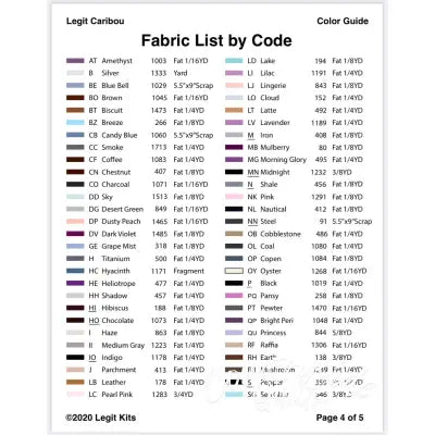 Legit Caribou Quilt Kit