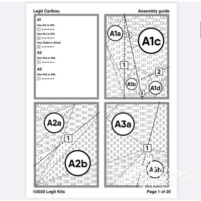 Legit Caribou Quilt Kit