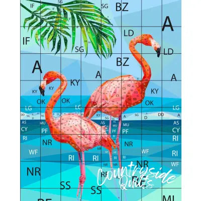 Legit Flamingoes Quilt Kit
