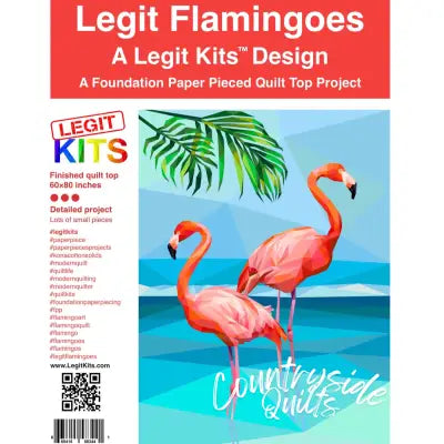 Legit Flamingoes Quilt Kit