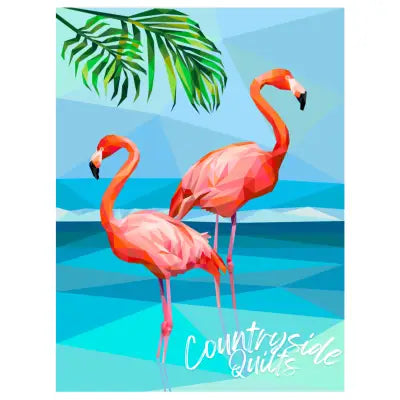 Legit Flamingoes Quilt Kit