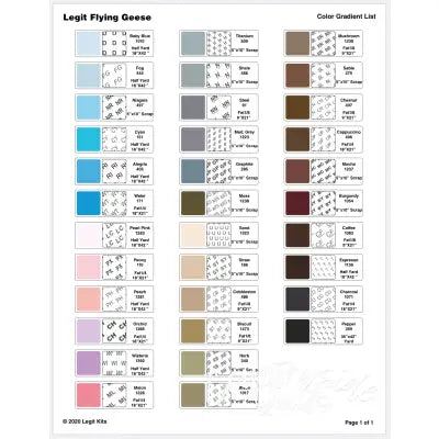 Legit Flying Geese Quilt Kit