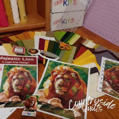 Legit Lion Full Quilt Kit