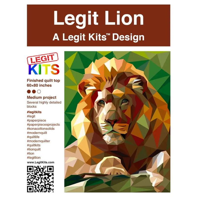 Legit Lion Full Quilt Kit QK006