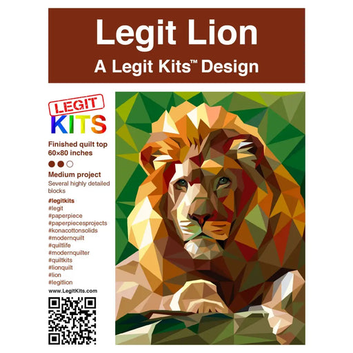 Legit Lion Full Quilt Kit QK006
