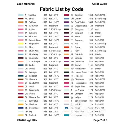 Legit Monarch Pattern