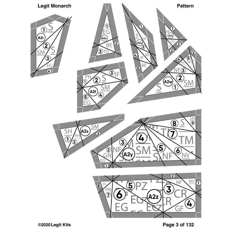 Legit Monarch Pattern PT011