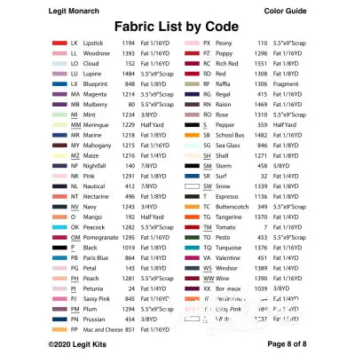 Legit Monarch Pattern