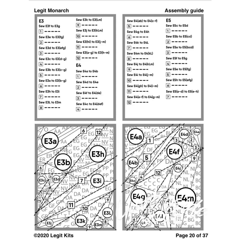 Legit Monarch Quilt Kit QK011