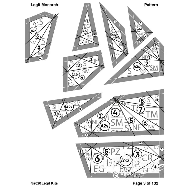 Legit Monarch Quilt Kit QK011