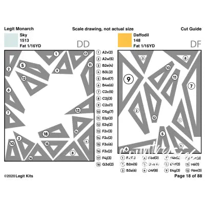 Legit Monarch Quilt Kit