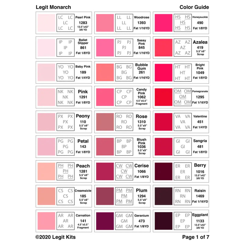 Legit Monarch Quilt Kit QK011