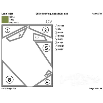Legit Tiger Quilt Kit