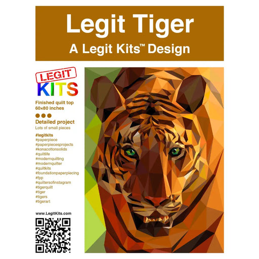 Legit Tiger Quilt Kit QK015