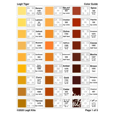 Legit Tiger Quilt Kit