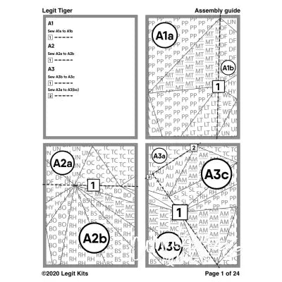 Legit Tiger Quilt Kit