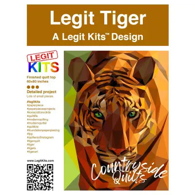 Legit Tiger Quilt Kit