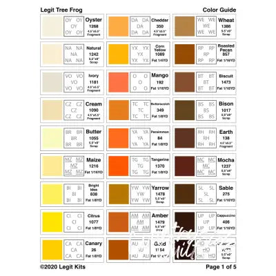 Legit Tree Frog Pattern