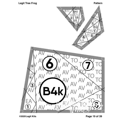 Legit Tree Frog Pattern