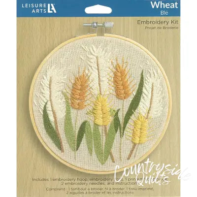 Leisure Arts Embroidery Kit 6 Wheat"