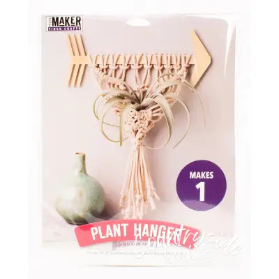 Leisure Arts Kit Macrame Arrow PlantHng