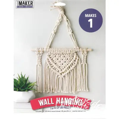Leisure Arts Kit Macrame Wall Hanging