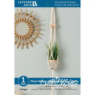 Leisure Arts Macrame Kit Plant Hanger