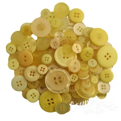 Lemon Twist Buttons in Mason Jar